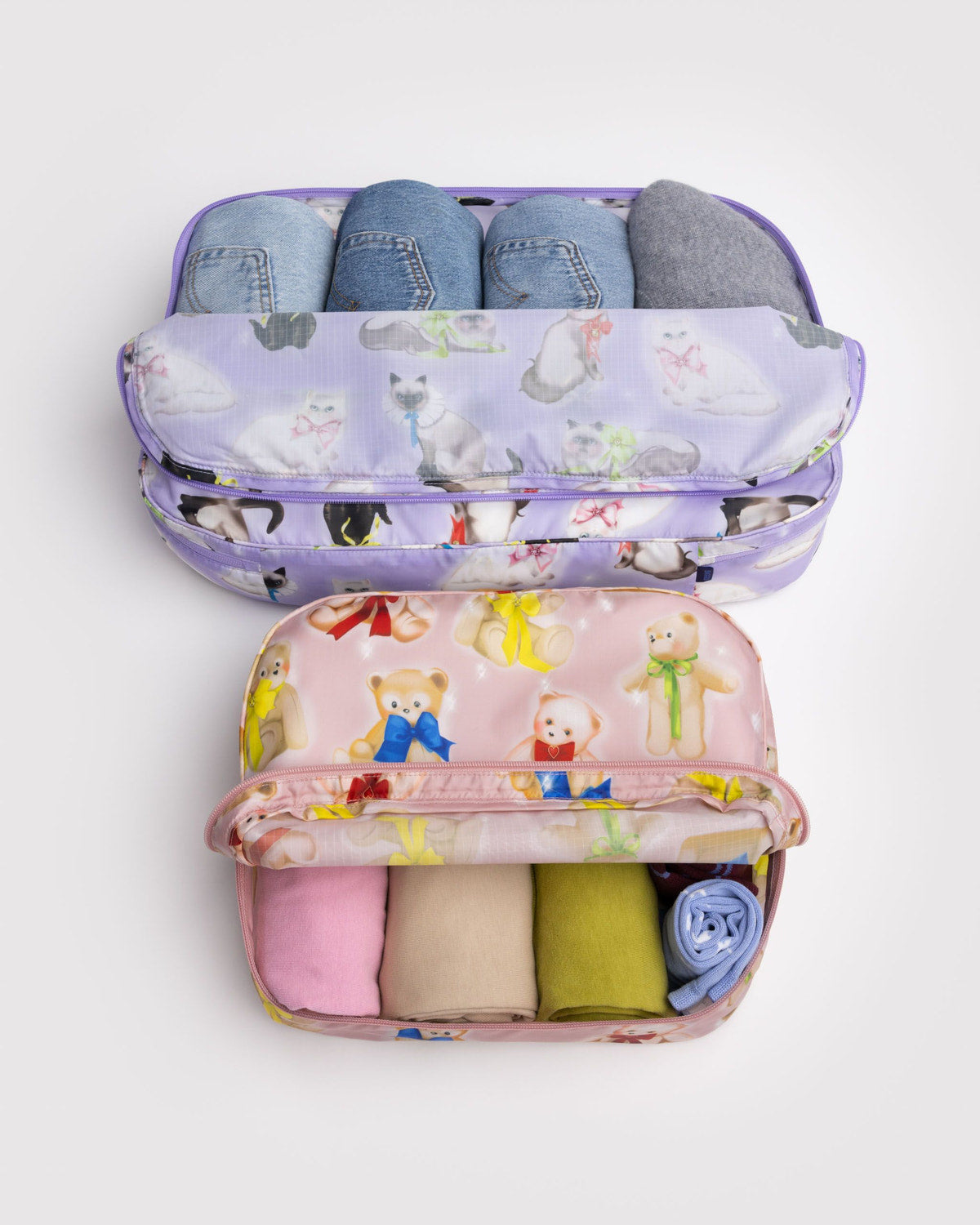 Baggu - Large Packing Cube Set - Fancy Animals -