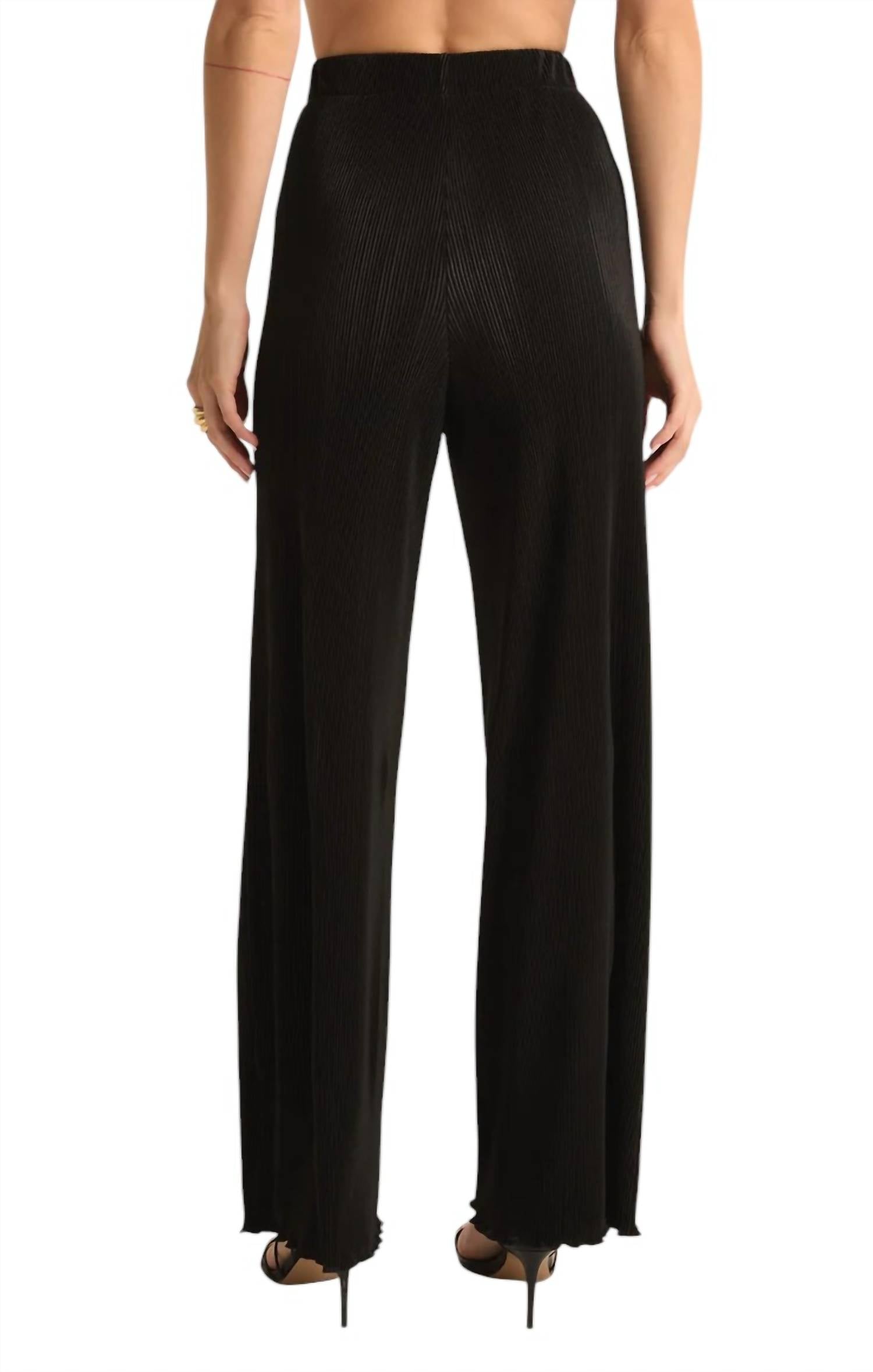 Denia Pleated High Rise Pants