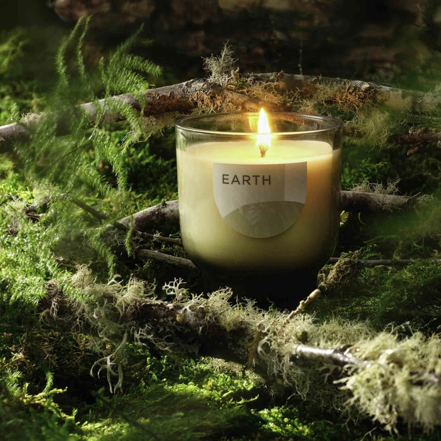 Element Glass Candle - Earth