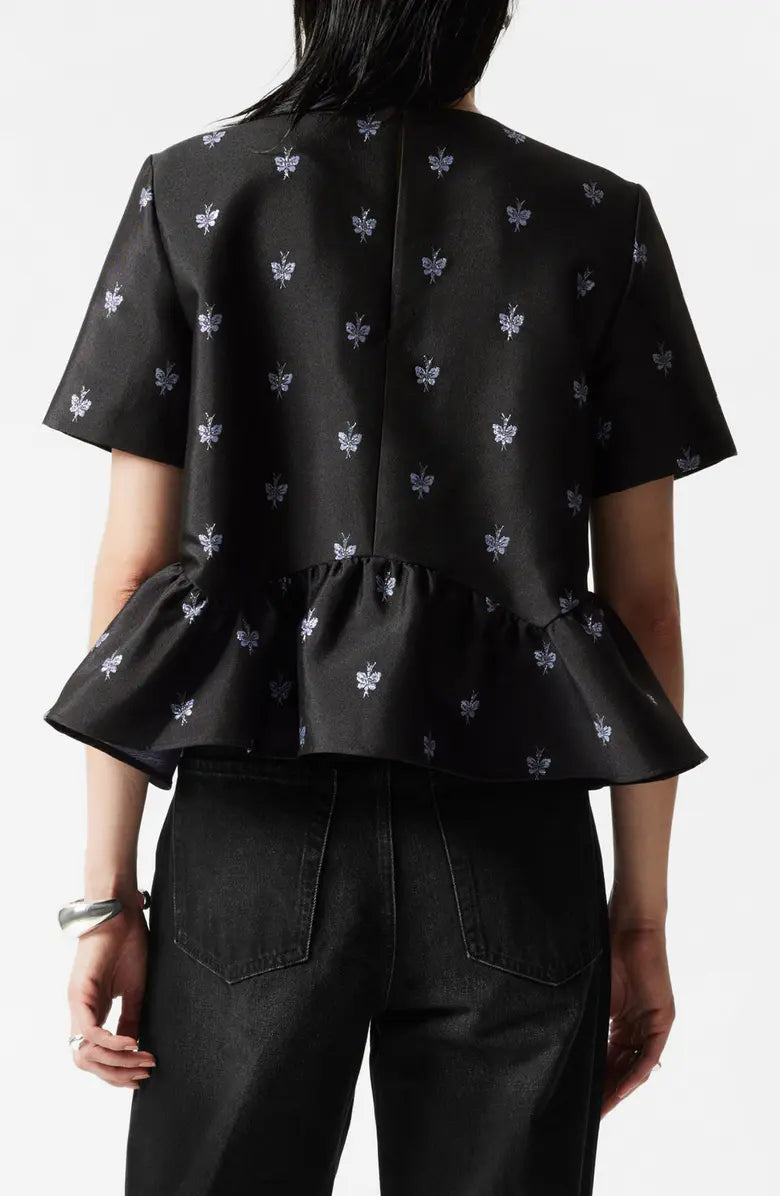 & Other Stories - Maisy Top - Black -