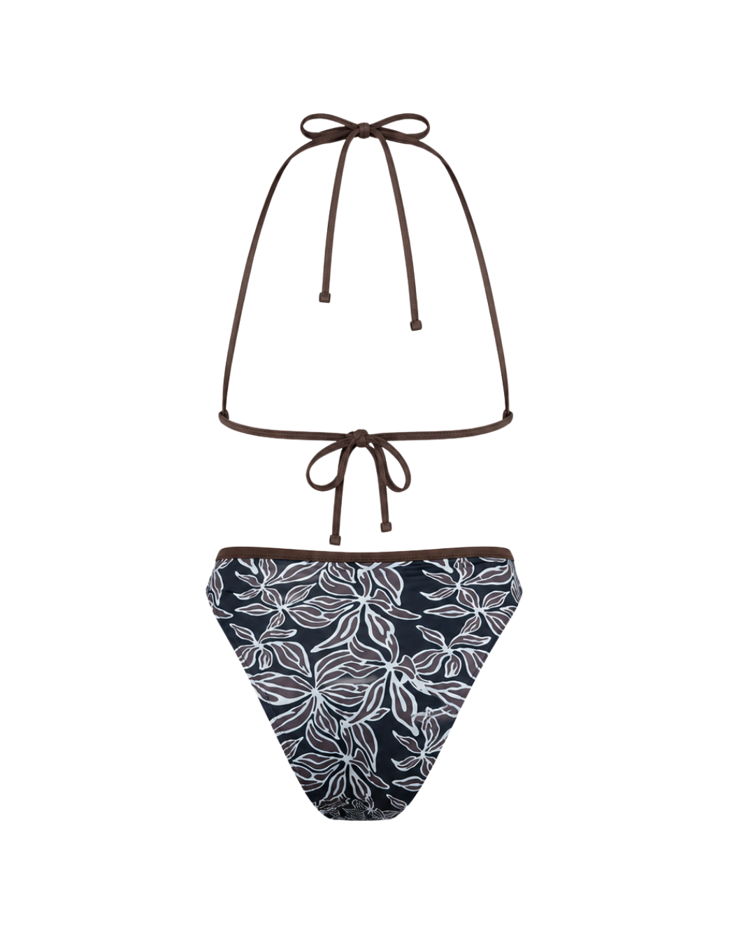 Noserider Surf Club - Medium Coverage Surf Bikini Bottom in Dark Tropics -