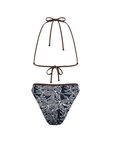 Noserider Surf Club - Triangle Surf Bikini Top in Dark Tropics -