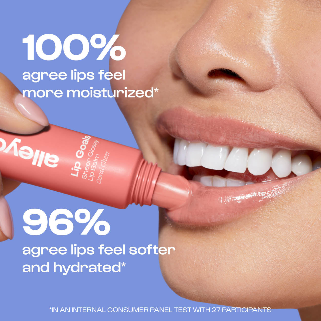Alleyoop - Lip Goals Triple Peptide Gloss - Rose & Shine -