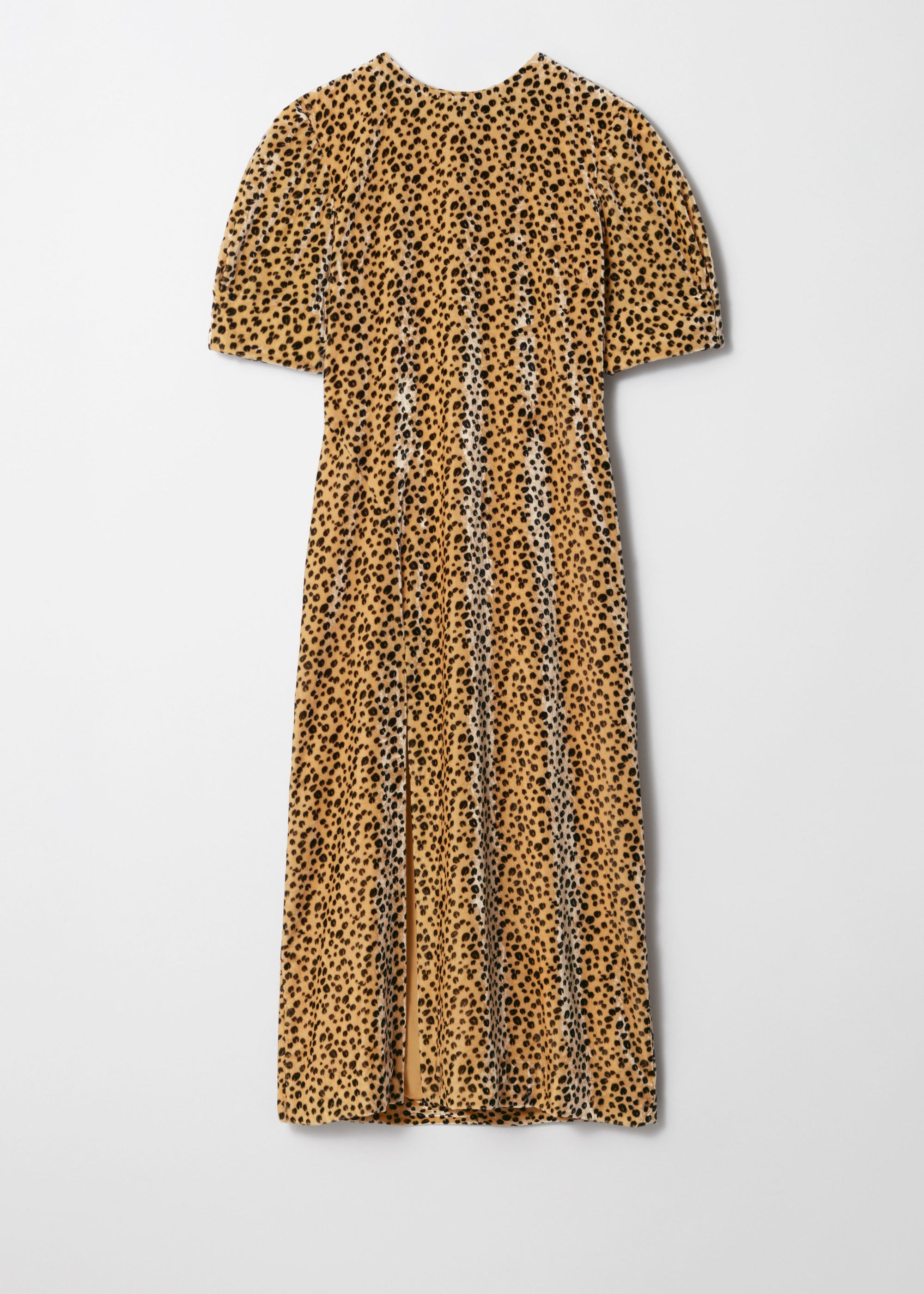 & Other Stories - Acelia Velvet Dress - Yellow -
