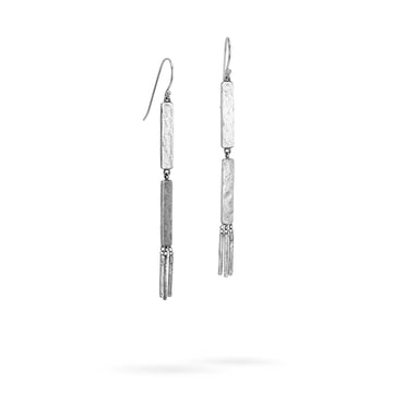 Linea Dangle Earrings - Sterling Silver - offe market
