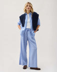 Richer Poorer - Palermo Pant - Oxford Blue Stripe -