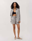 Richer Poorer - Palermo Short - Black / White Stripe -