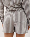Richer Poorer - Palermo Short - Black / White Stripe -
