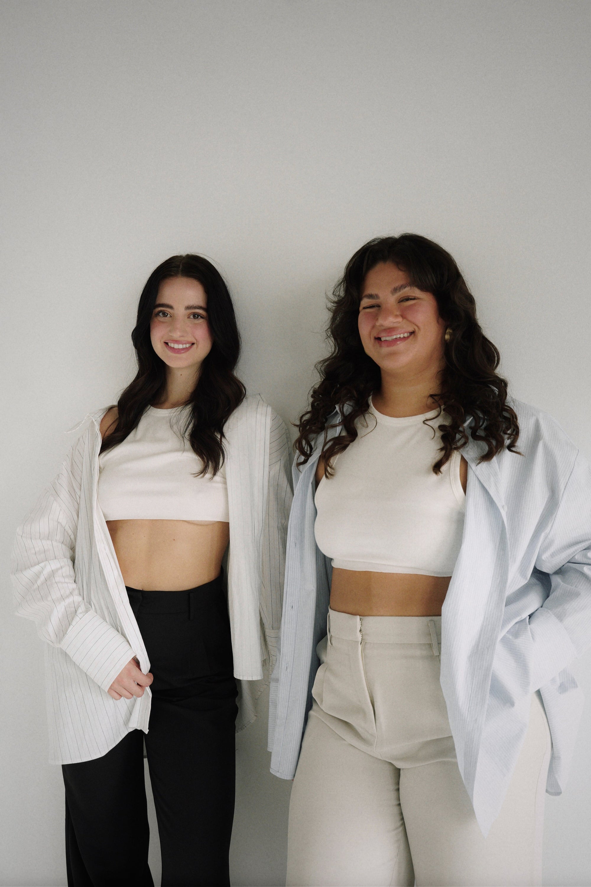 Gergana Ivanova - Amber Shirt White Blue Stripe -