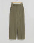 & Other Stories - Wide Press Crease Trousers - Khaki -