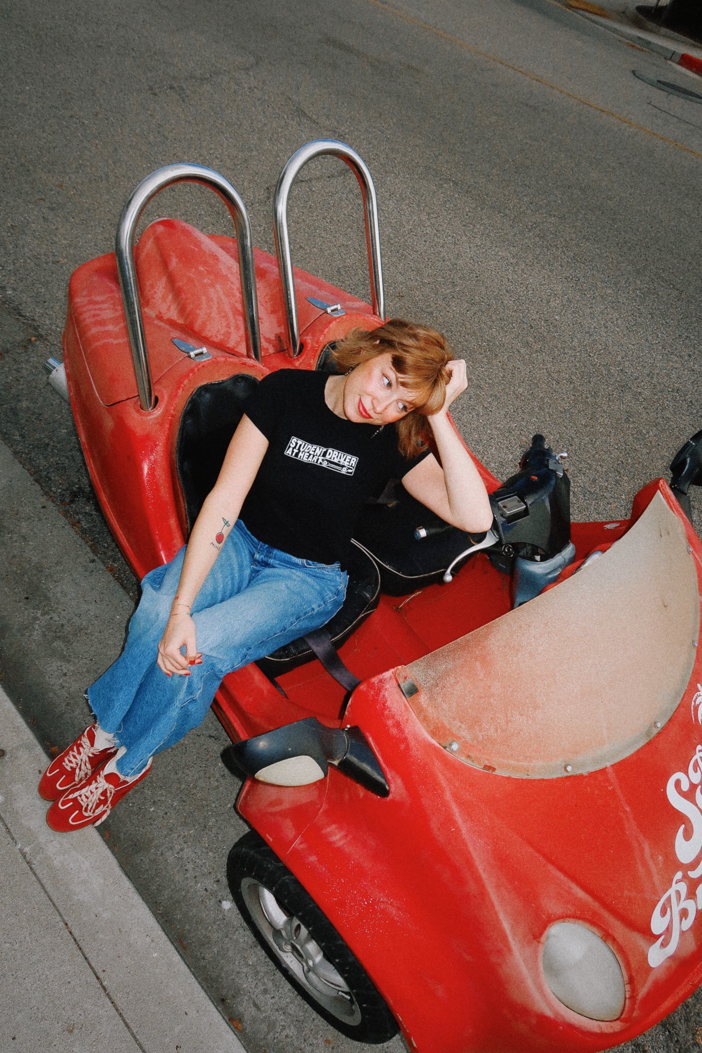 Elizabeth Bay - Student Driver At Heart | Baby Tee -