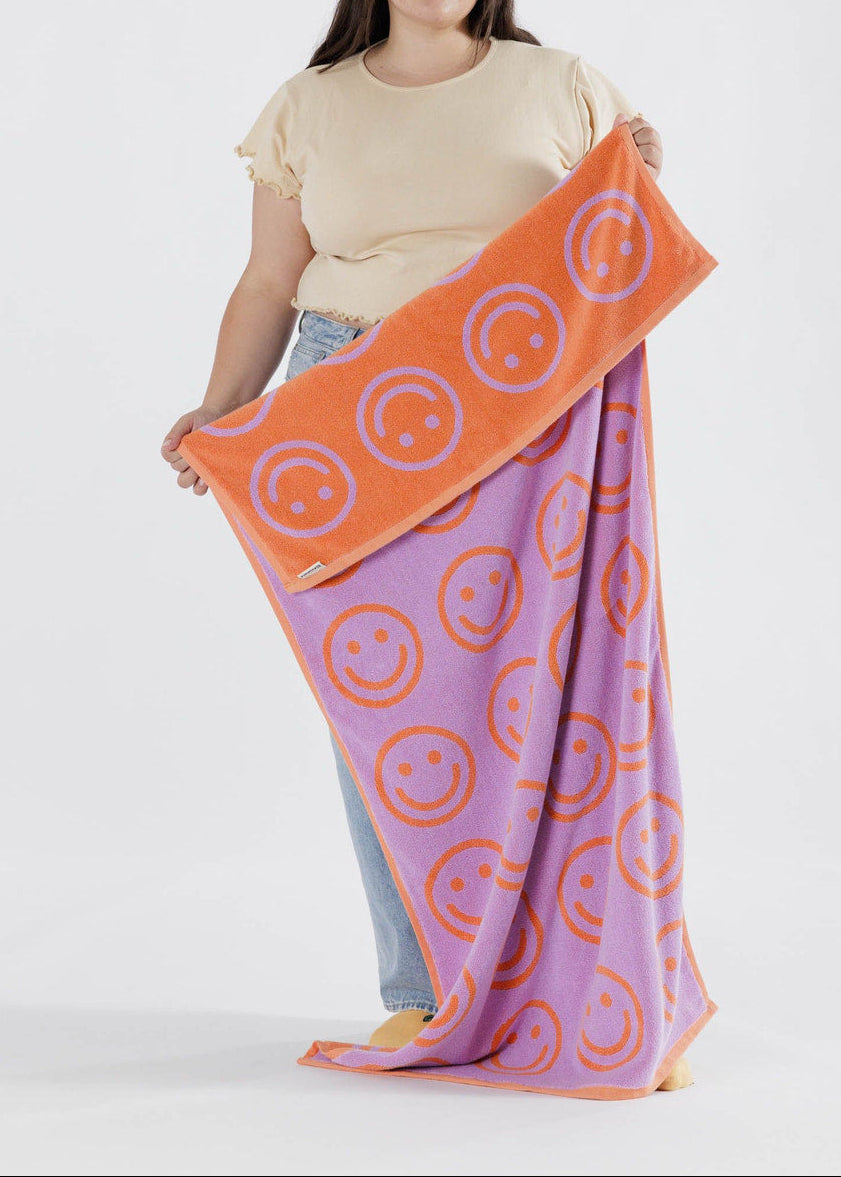 Baggu - Bath Towel - Happy Lilac -
