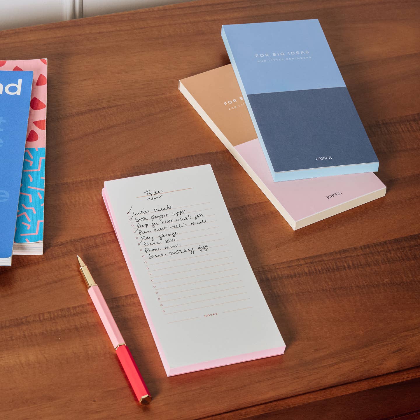 Papier - Set of 3 Listpads - Colorblock -