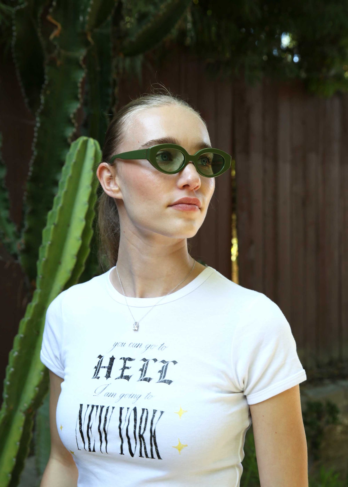 Apercu × Alyssa Auvergne Coscarelli Visit crocodile Sunglasses Alyssa Coscarelli // Vintage Inspired Sunglasses main image 3