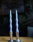 Creative Co. - Twisted Taper Candles - Blue -