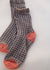 Gingham Socks - Brown