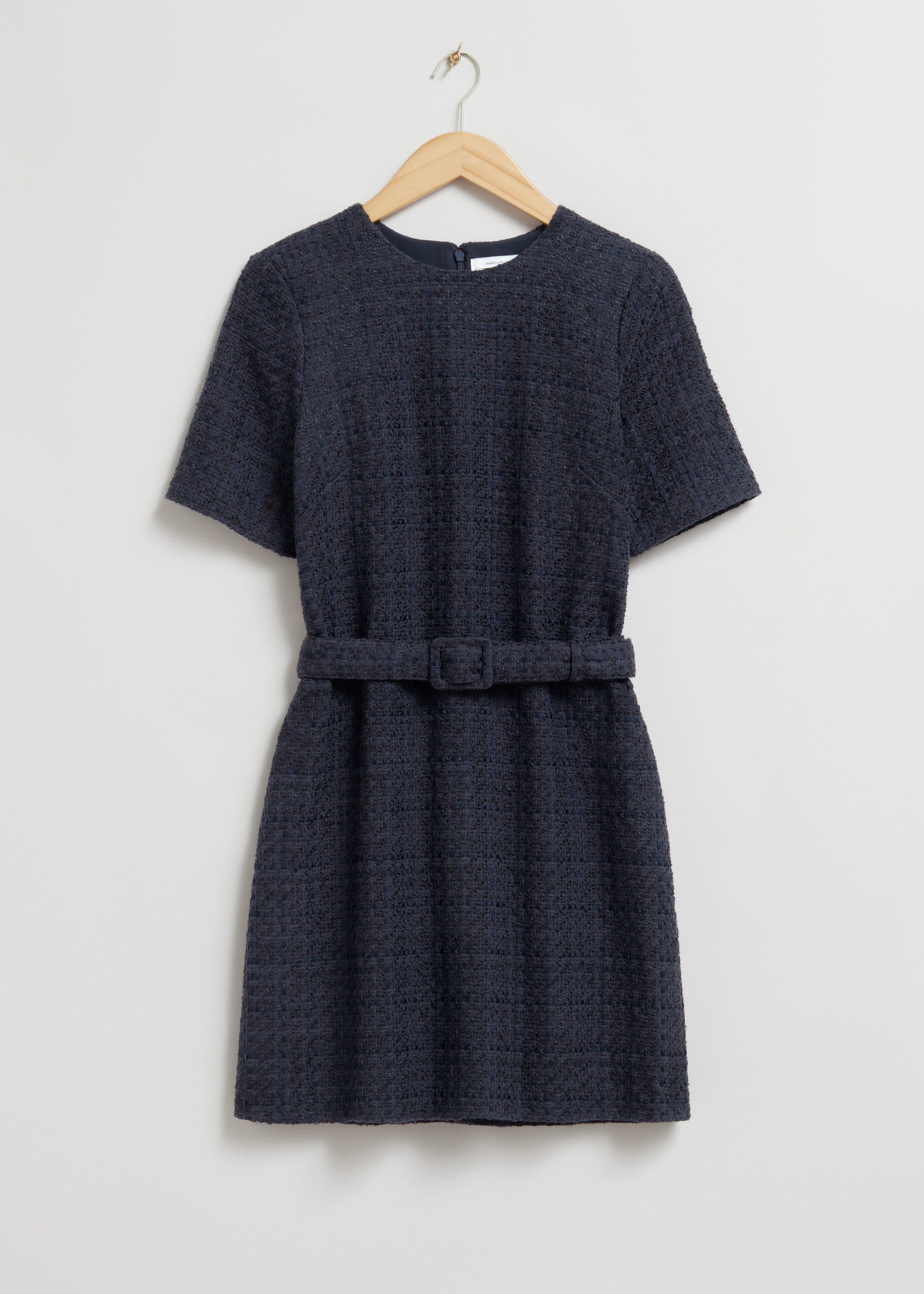 & Other Stories - Magnolia Tweed Dress - Blue -
