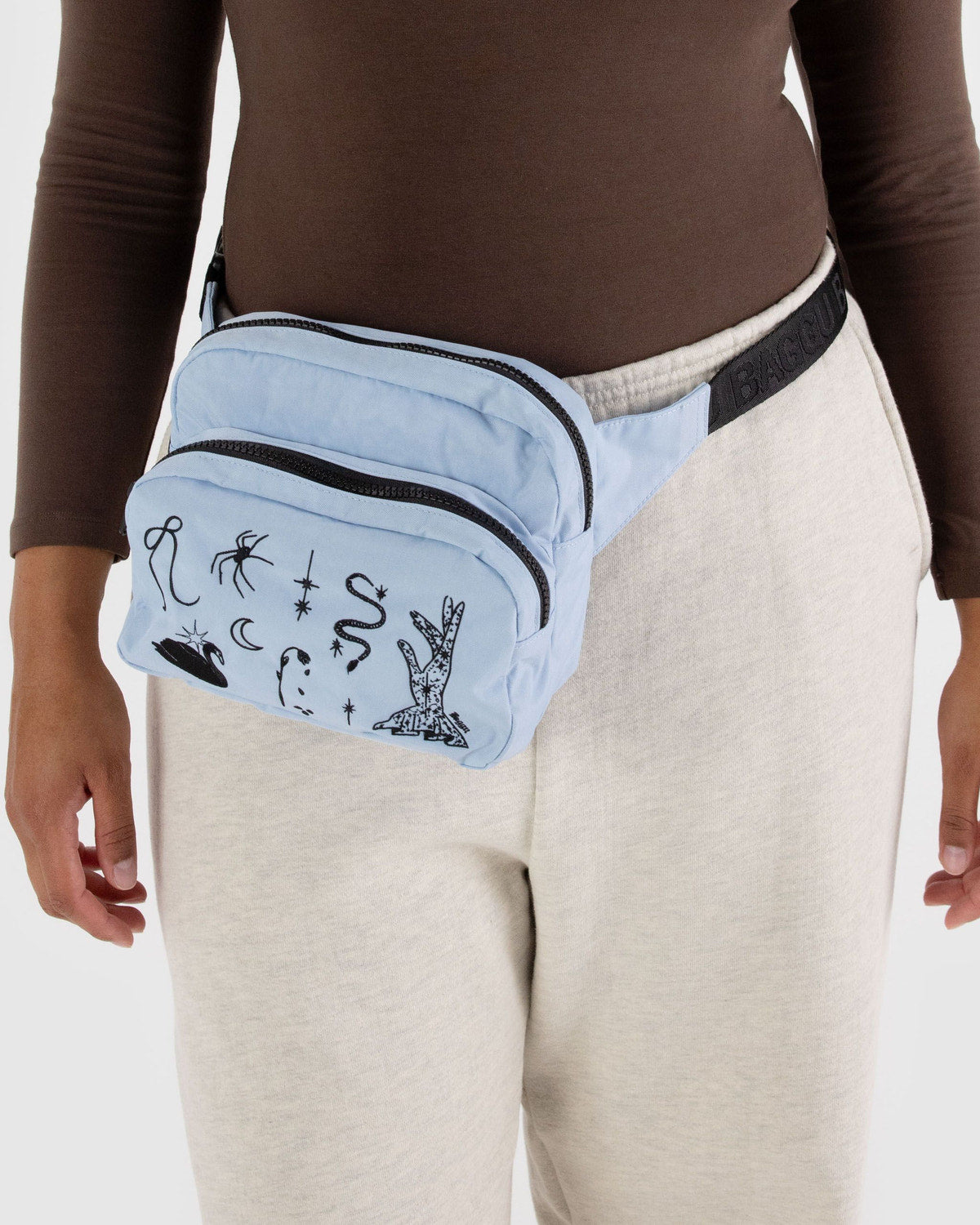 Baggu - Fanny Pack - Embroidered Ballet Icons -
