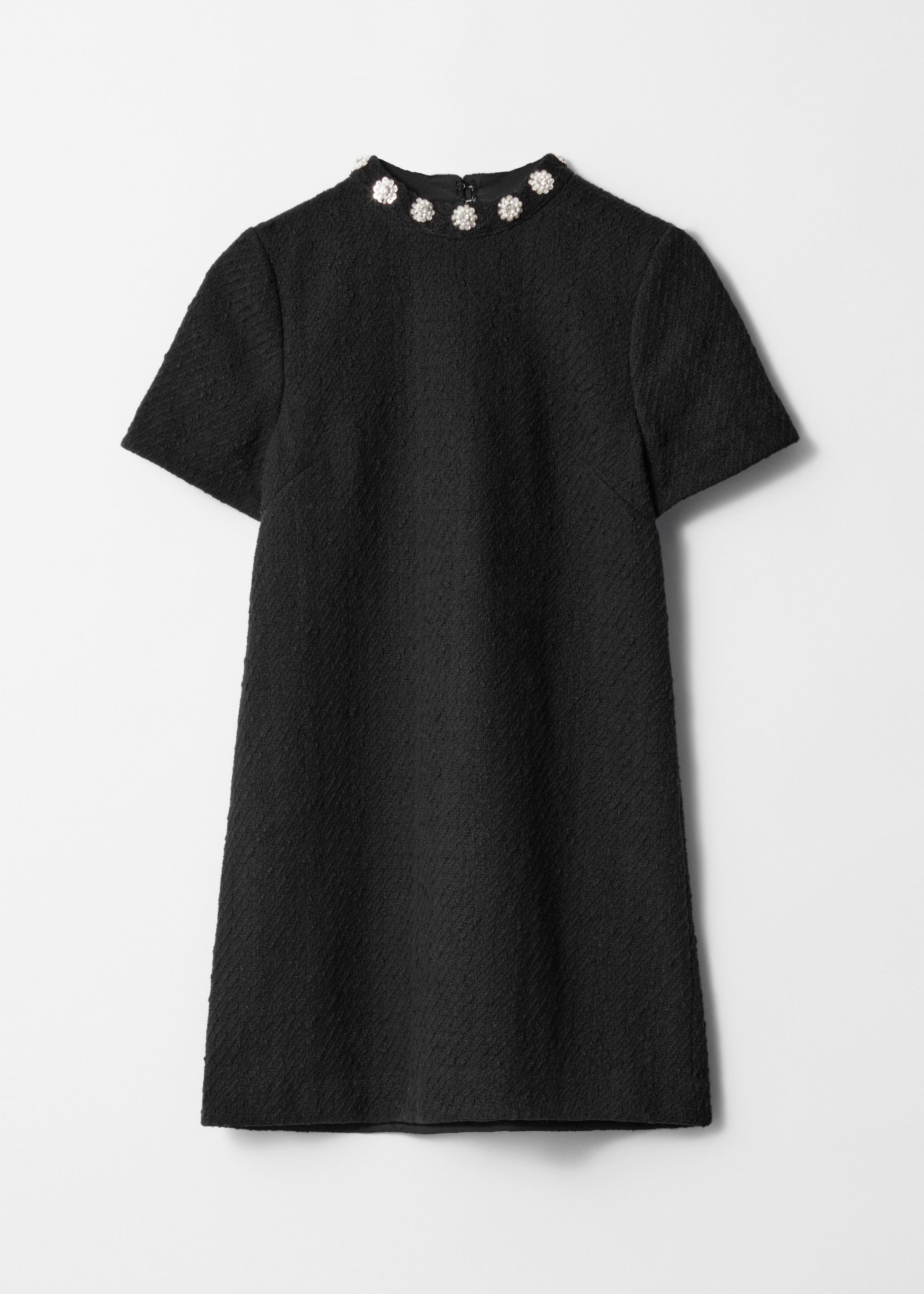 & Other Stories - Eneka Tweed Dress - Black -