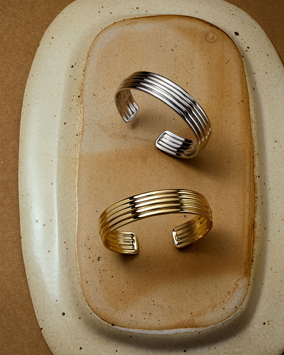 Luv Aj - The Ridged Positano Cuff -