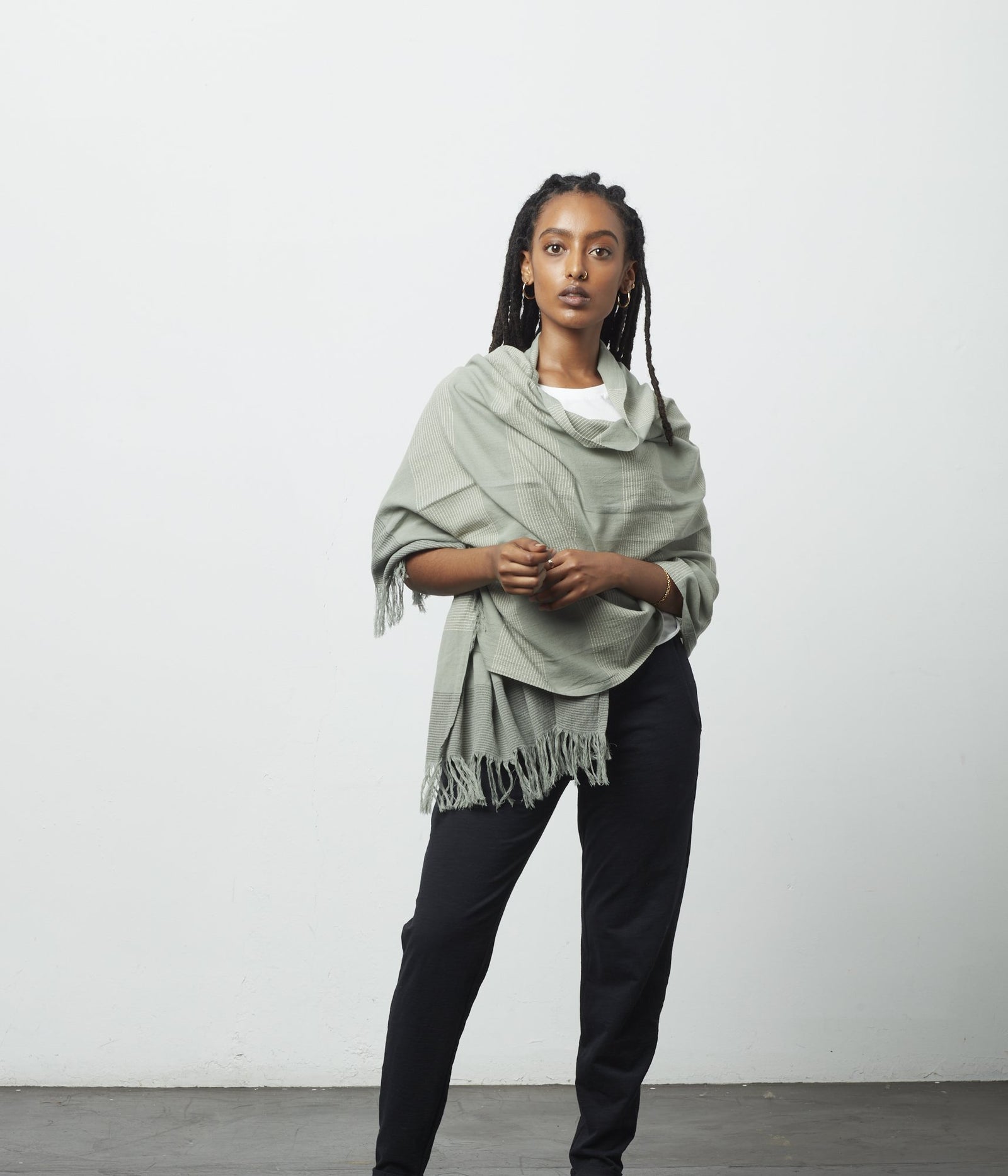 Known Supply - Bonnie Scarf - Sage -