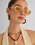 Le Specs - Tootsie + Sunglasses - Nude -