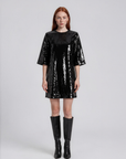 & Other Stories - Harrison Sequin Dress - Black -