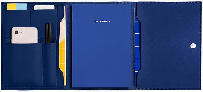 Poketo - Small Minimalist Folio - Cobalt -