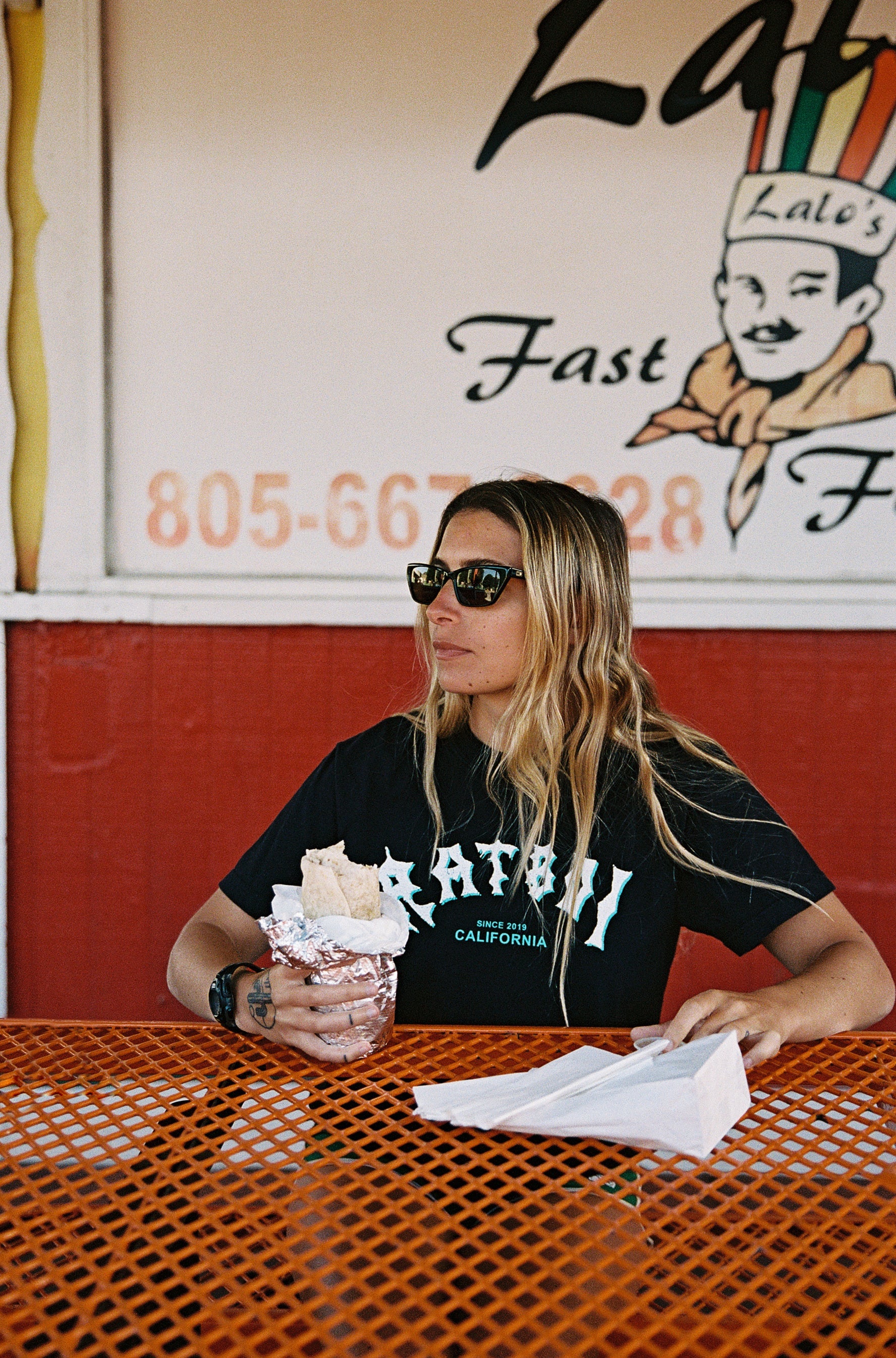 Rat Boi - Surf Logo T-Shirt - Onyx -