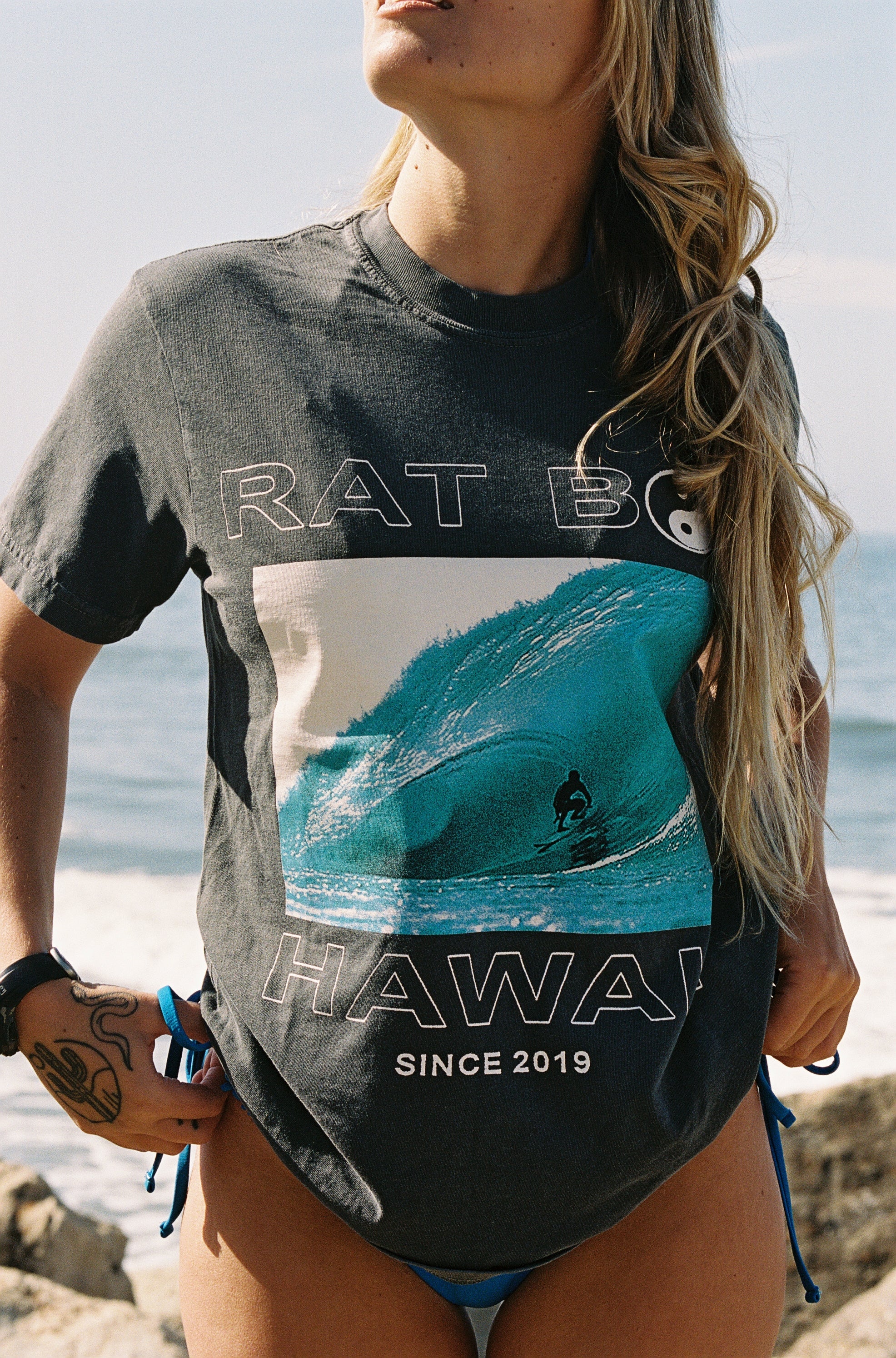 Rat Boi - Point Break T-Shirt - Pepper -