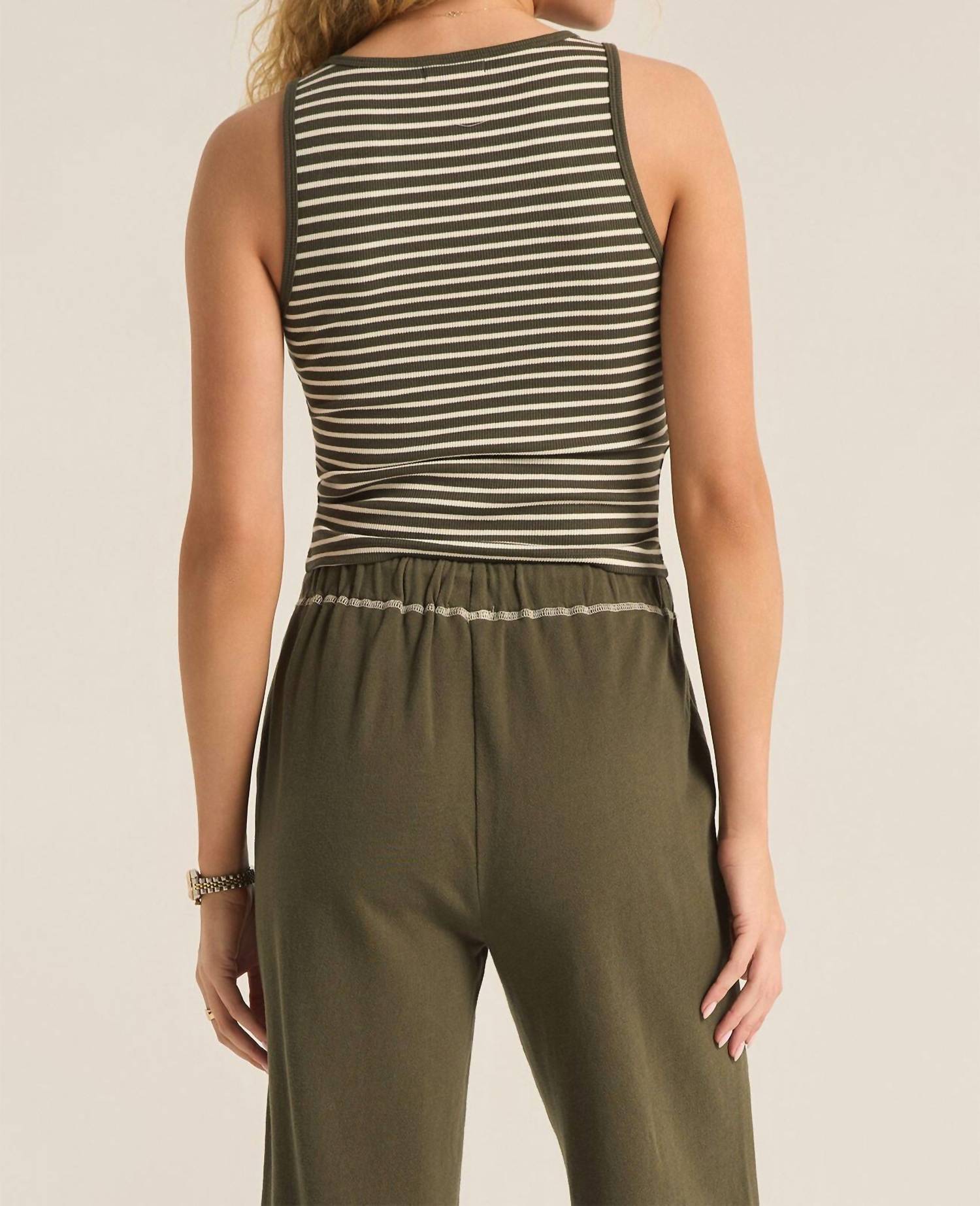 Essy Stripe Rib Top