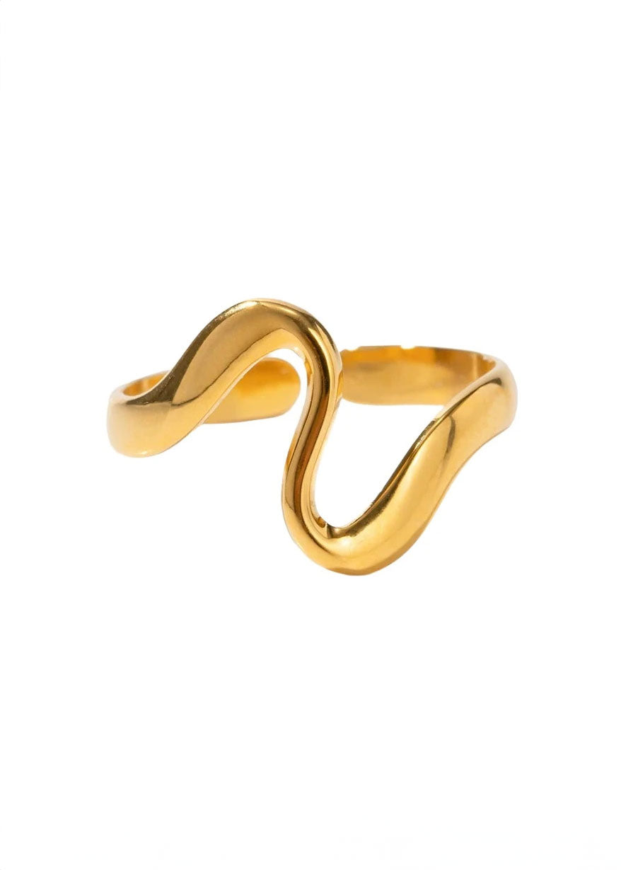 Wavy Ring - Gold