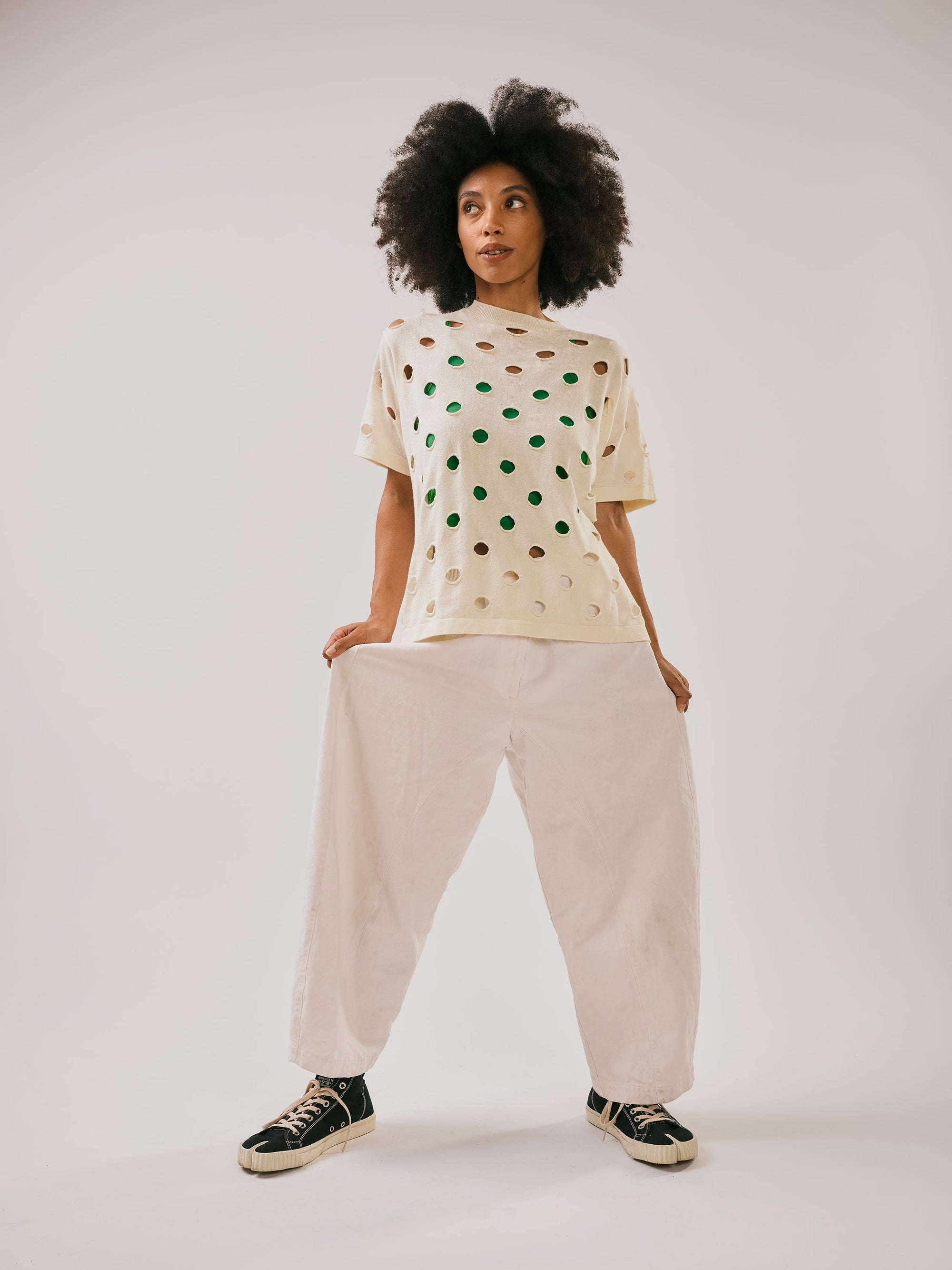 DEGEN - Bind Off Tee - Cloud -