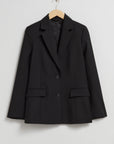 & Other Stories - Nadin Wool Blazer - Black -