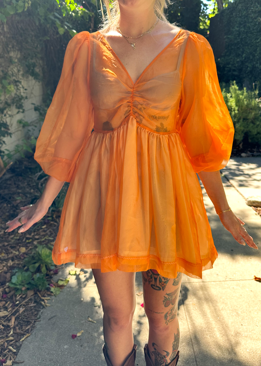 Exhibitionist Dress - Orange