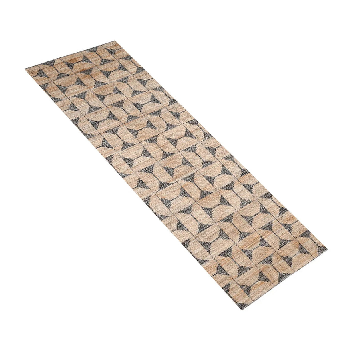 Solo Rugs - Elle Hand Woven Contemporary Transitional Jute Runner -