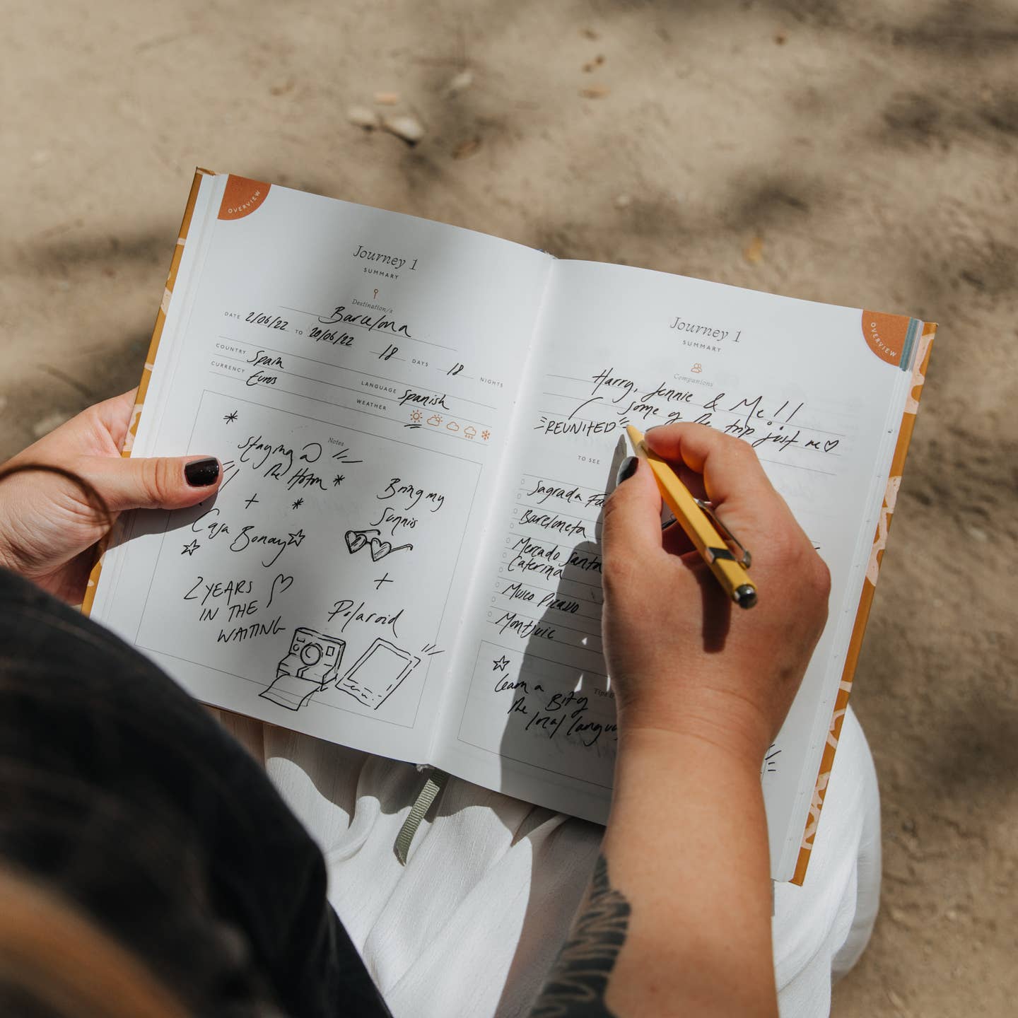 Papier - Guided Travel Journal - Voyage -