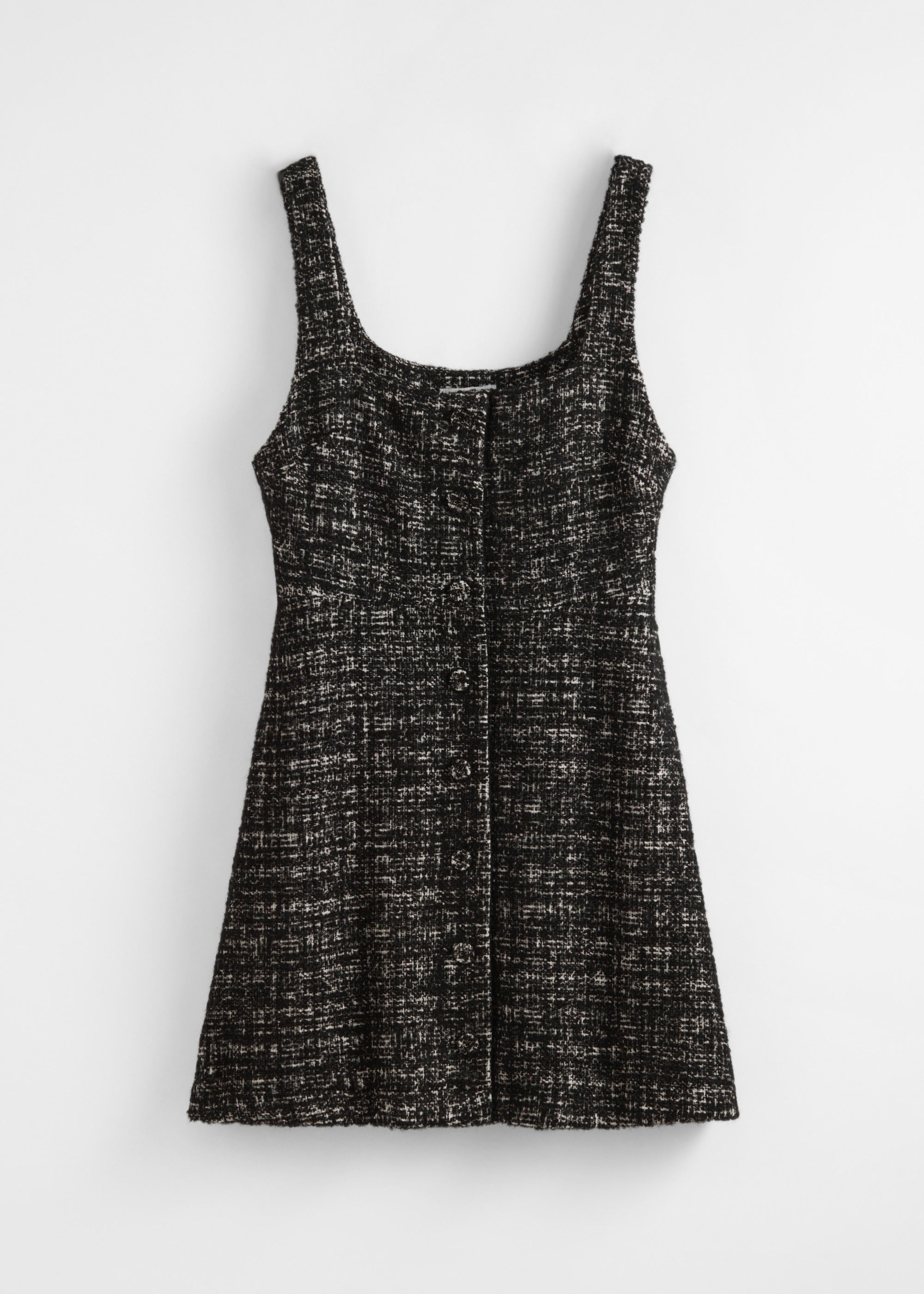 & Other Stories - Rosali Tweed Dress - Black -