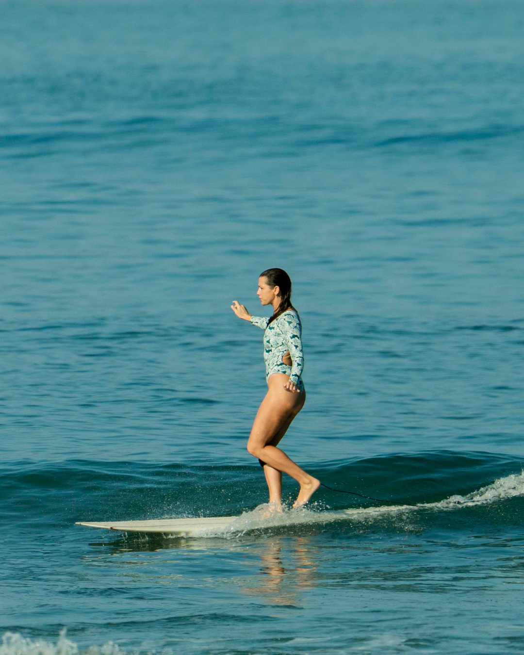 Noserider Surf Club - Classic Long-Sleeve Surf Suit in Lush Tropics -