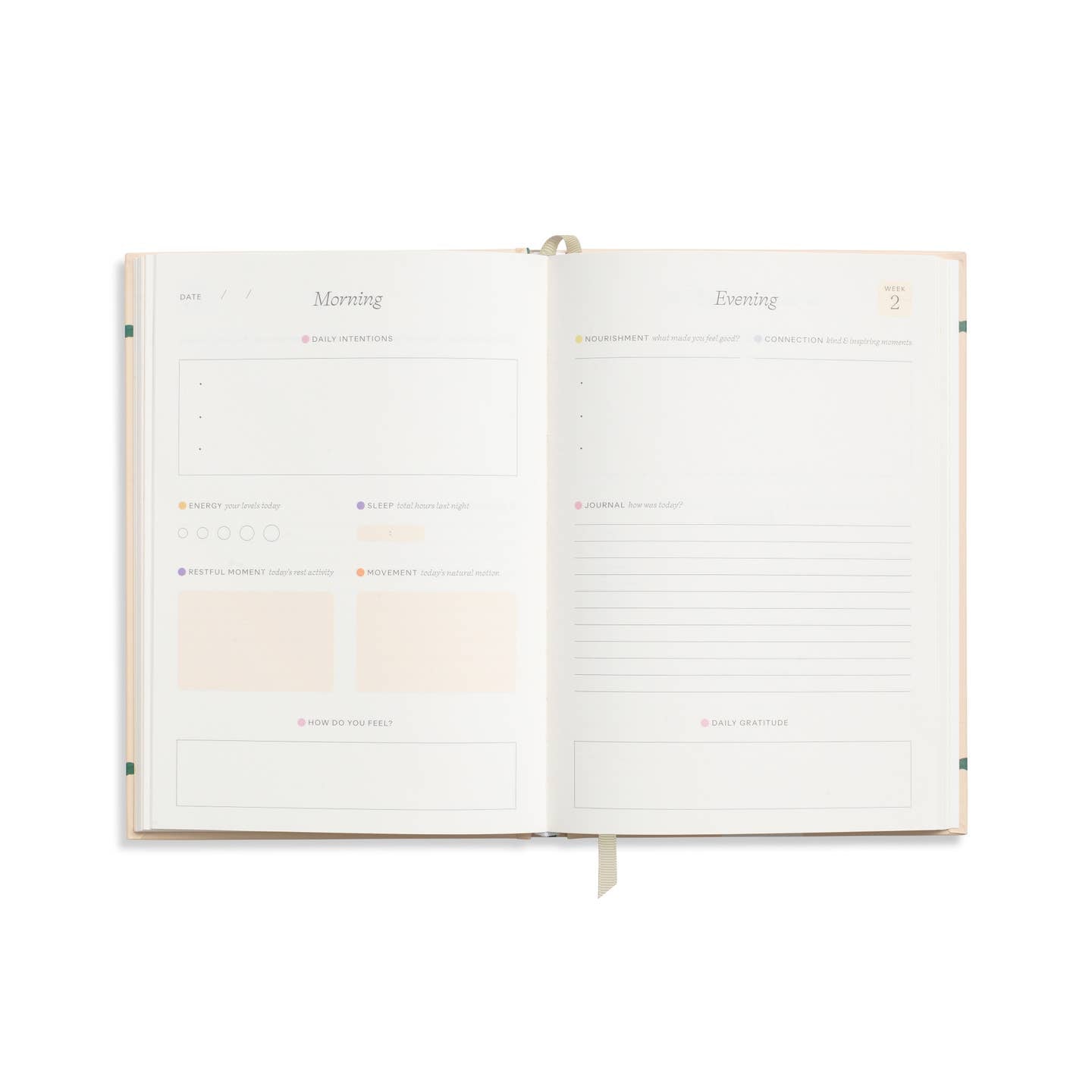 Papier - Hardcover Guided Wellness Journal - Warmth -