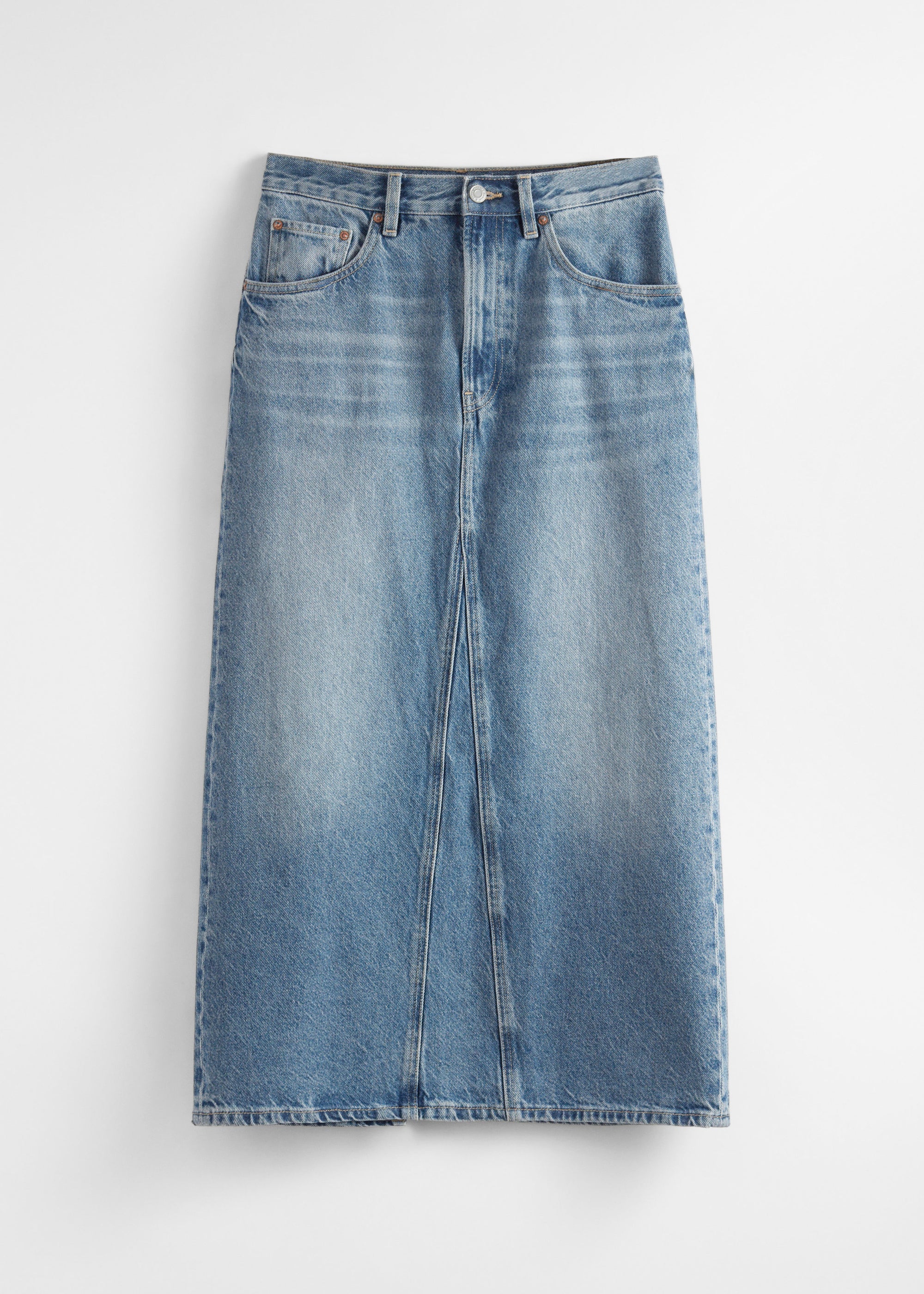 & Other Stories - Jana Long Skirt - Blue -