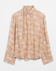 & Other Stories - Zora Silk Blouse - Orange -