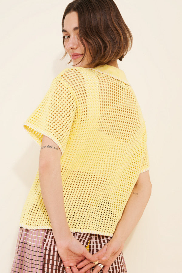 Obey - Pilar Crochet Short Sleeve -