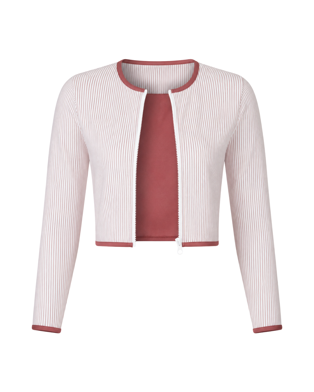 Noserider Surf Club - Front Zip Rash Guard in Banda Lines -