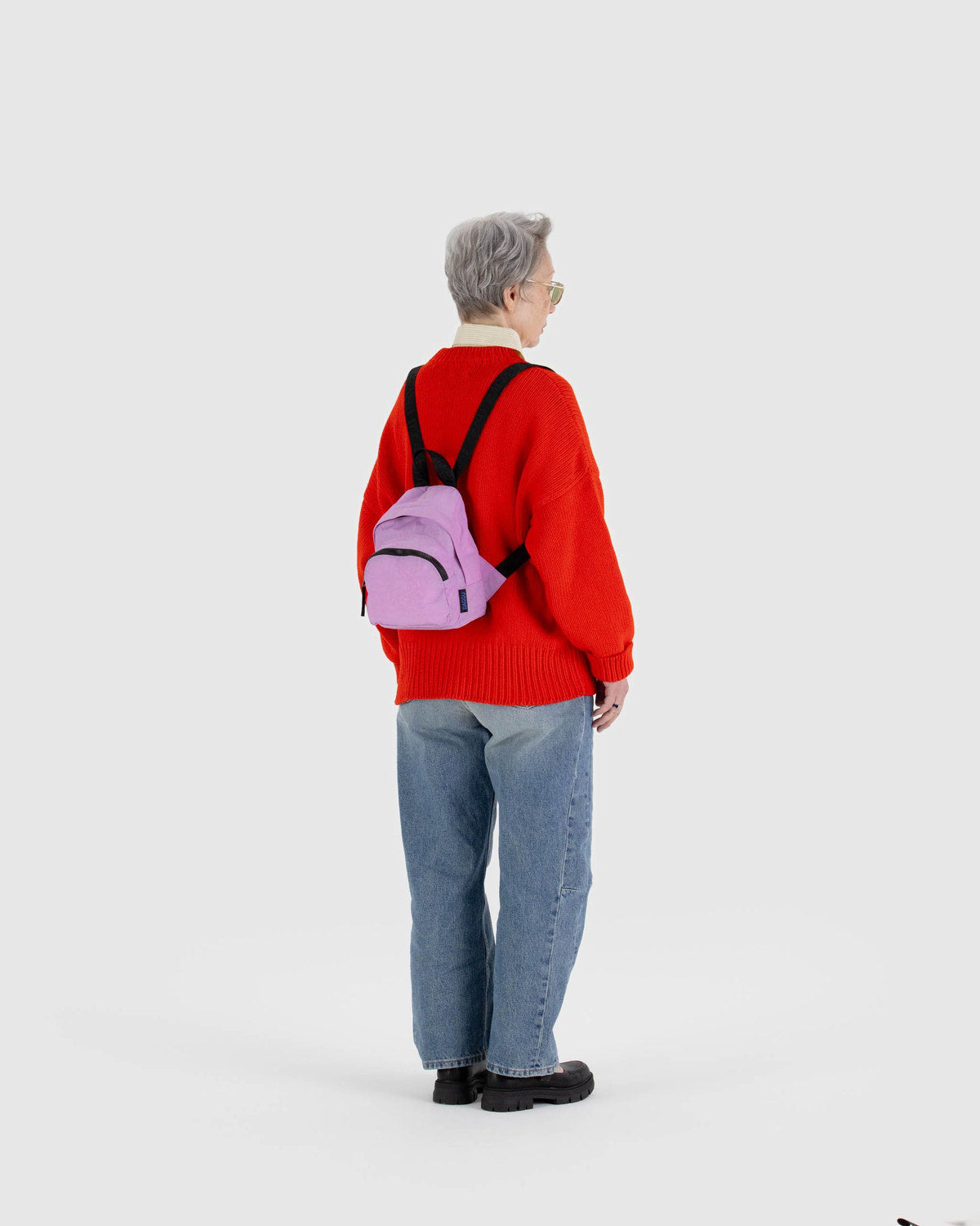 Baggu - Mini Nylon Backpack - Peony -