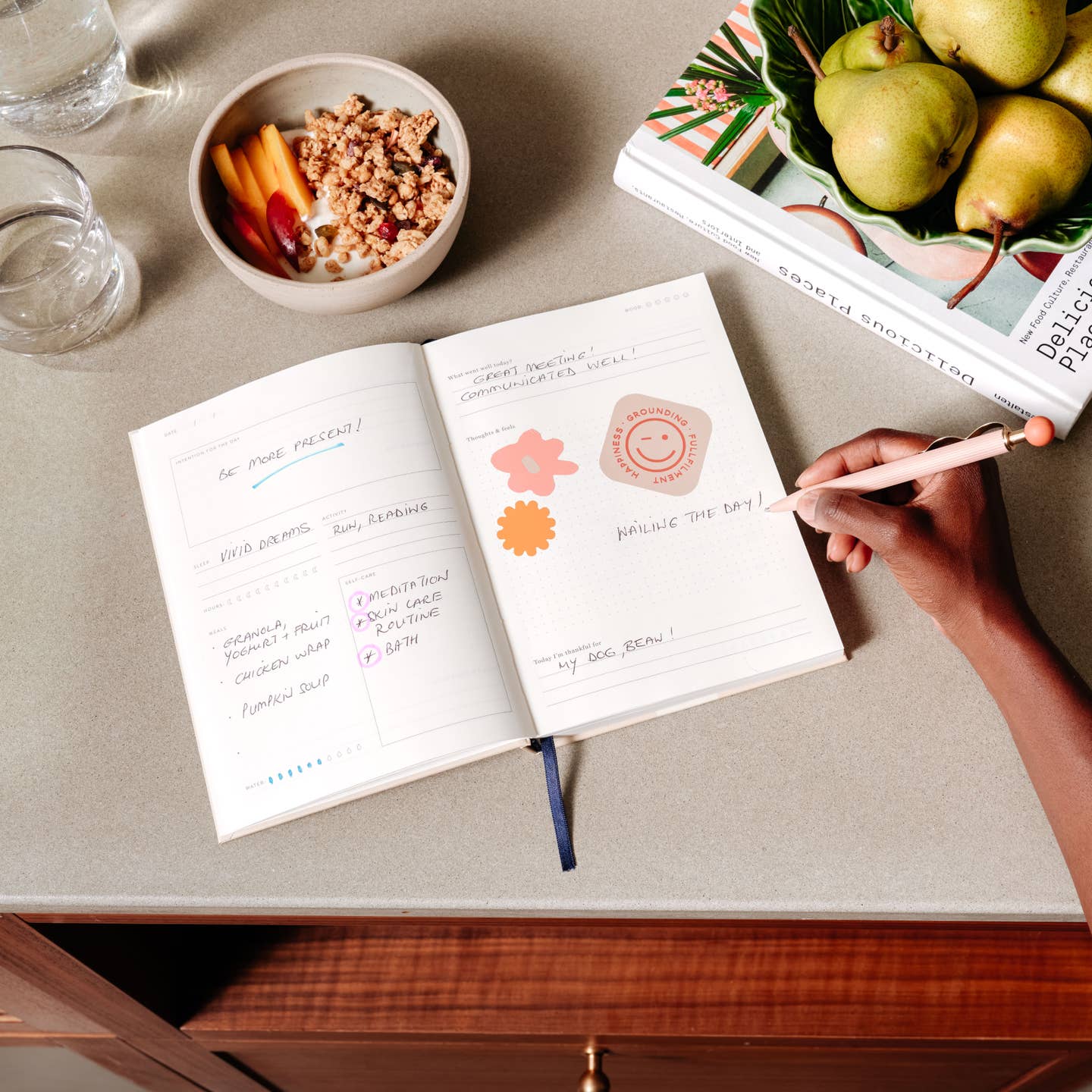 Papier - Hardcover Guided Wellness Journal - Slow Down -