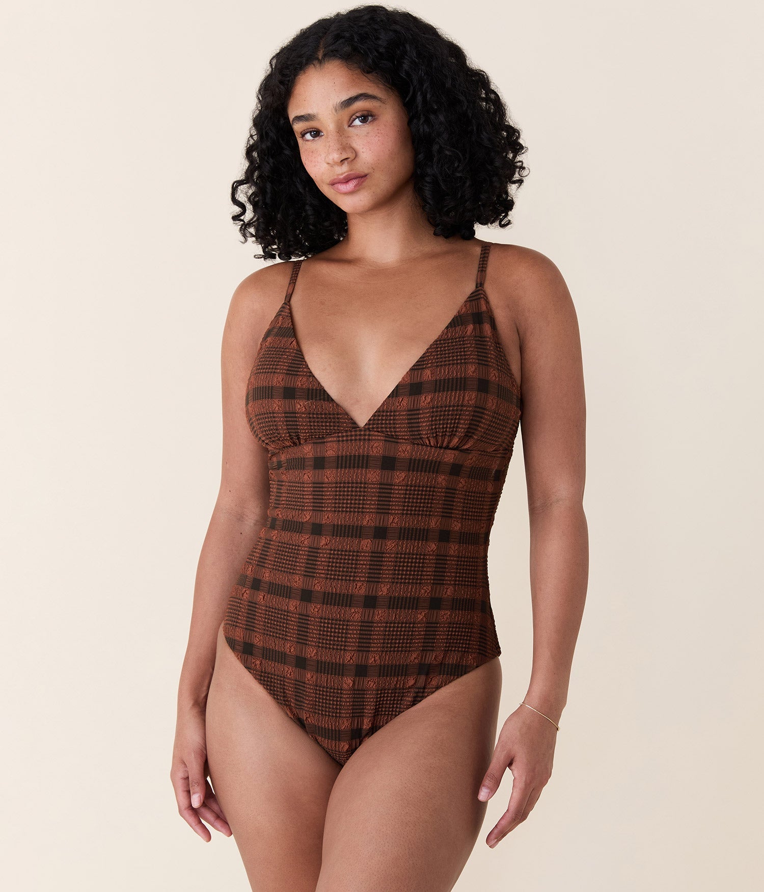 Andie Swim - The Lanikai One Piece - Plaid - Sierra Plaid - Classic -