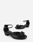 Intentionally Blank - Accord Mary Jane Heel - BLACK LEATHER