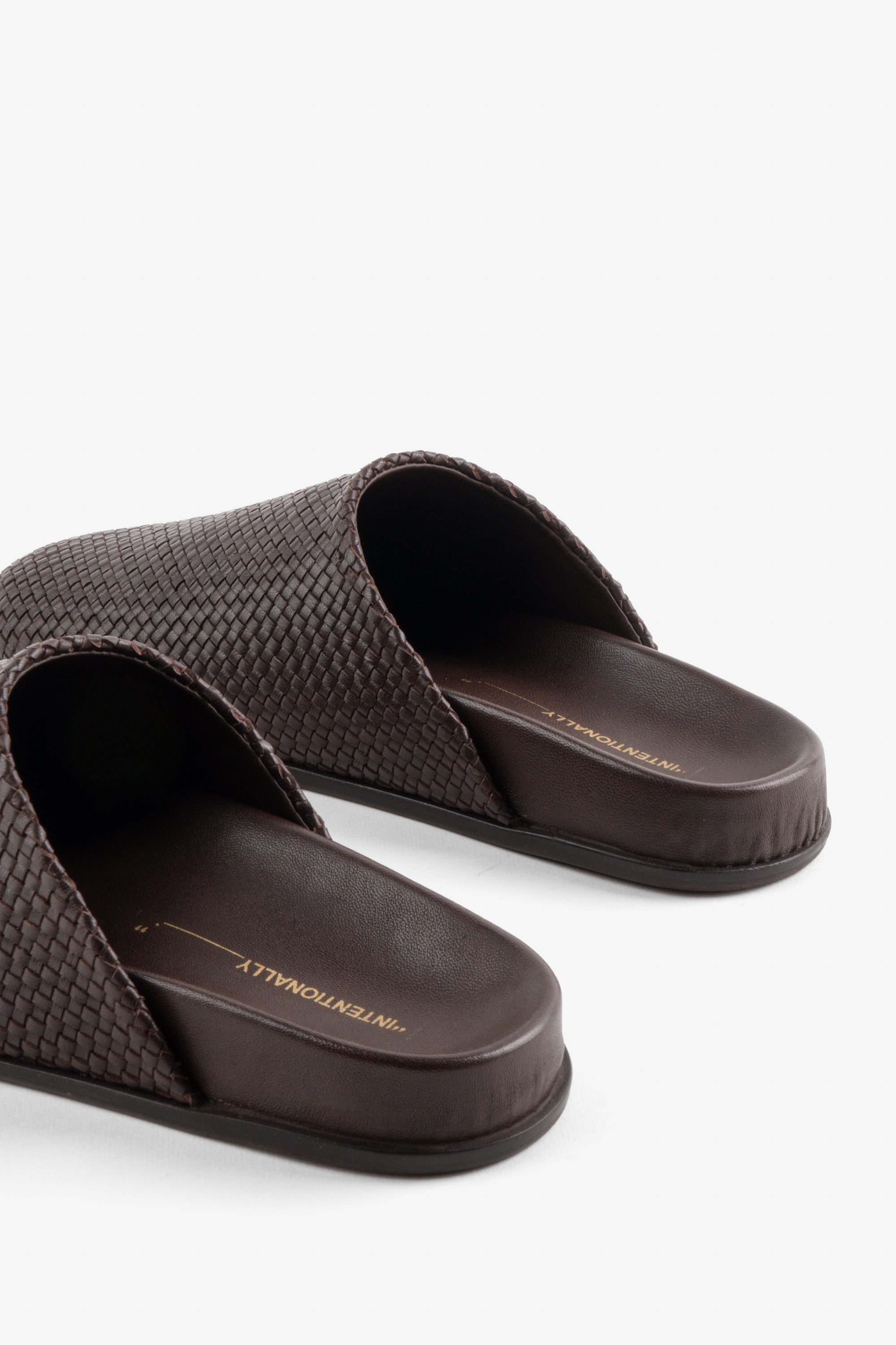 Agatha Woven Slip On Mule
