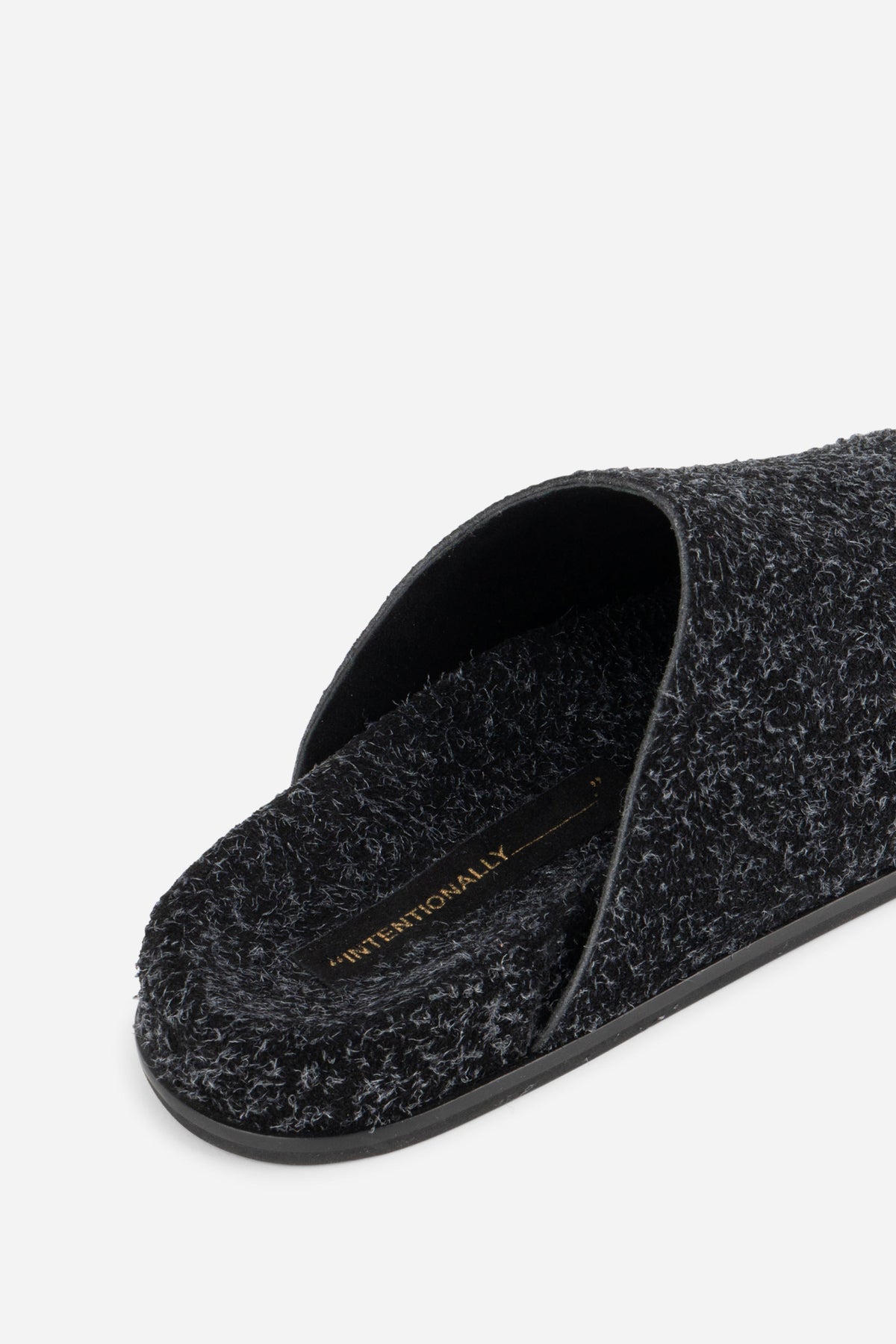 Intentionally Blank - Agatha Brushed Suede Slip On Mule -
